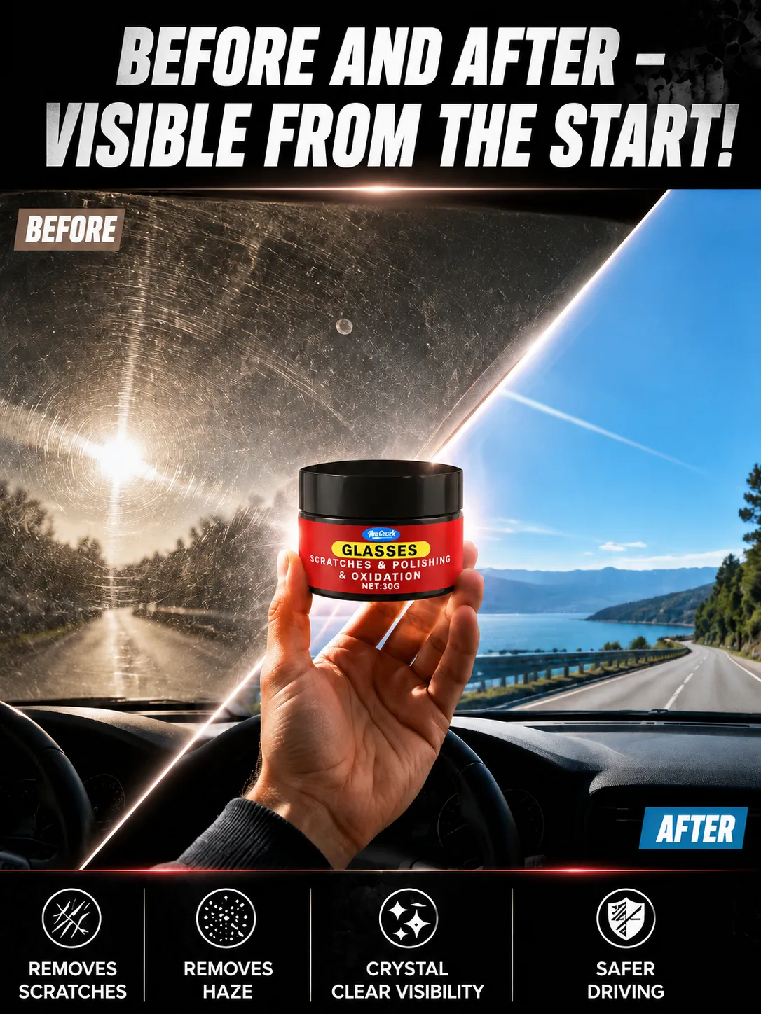 Buy 2 Get 3 Free🚗 Scratch Repair Wax | 10s Fix | 50% Off | Professional Formula | DIY Wax 🛡️