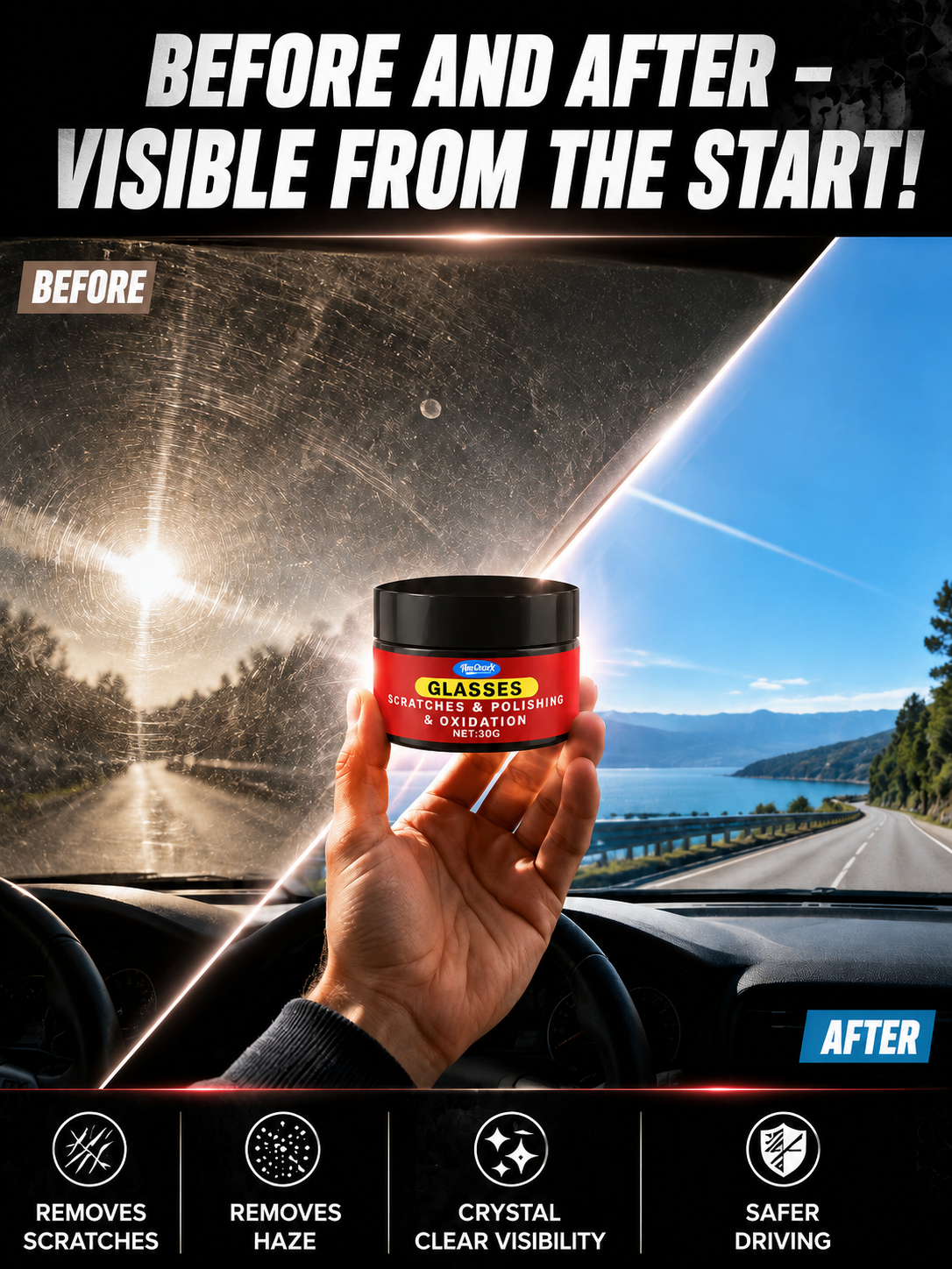 Buy 1 Get 1 Free🚗 Scratch Repair Wax | 10s Fix | 50% Off | Professional Formula | DIY Wax 🛡️