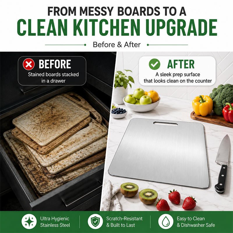 Premium Stainless Steel Cutting Board