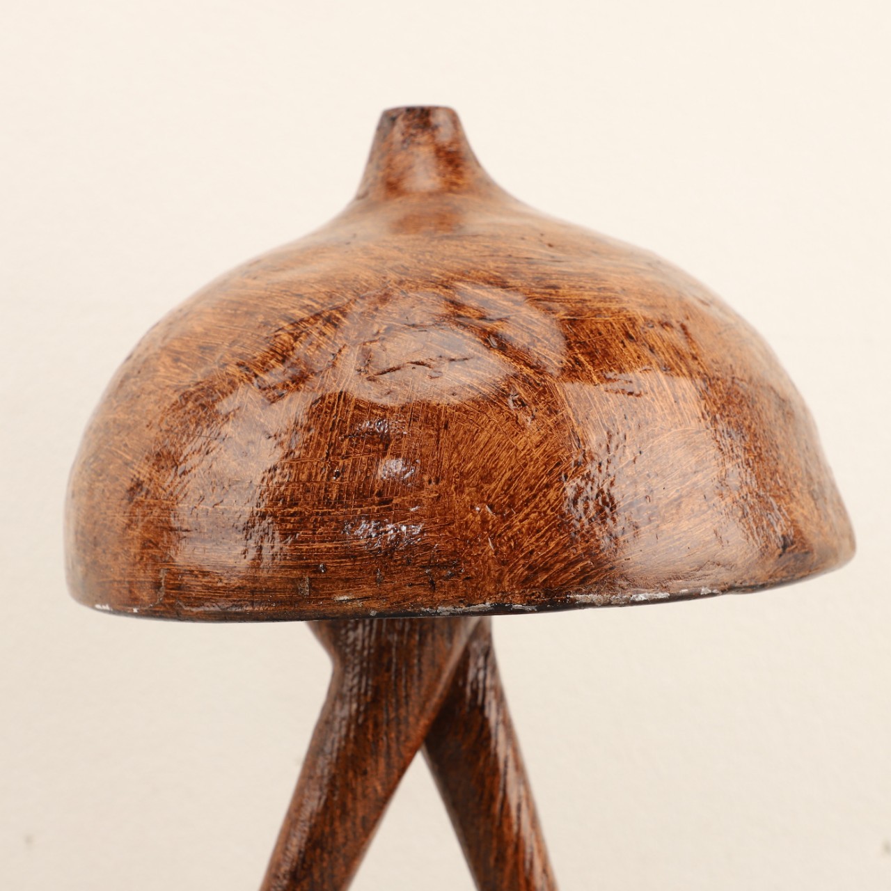 Modern minimalist creative abstract mushroom figurine for living room, bedroom, study, showroom, office, and home decor.