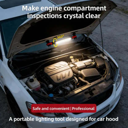 Professional Mechanic Work Light - Hands-Free Under Hood Auto Repair Lamp