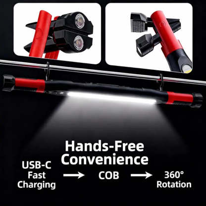 Professional Mechanic Work Light - Hands-Free Under Hood Auto Repair Lamp