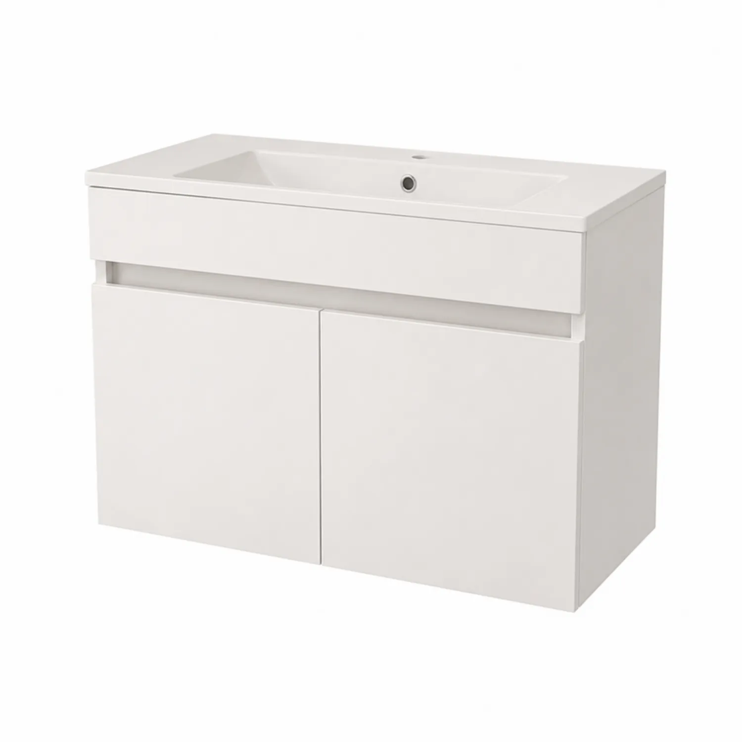 Badezimmer Waschtisch MDF Weiß 80x40x60 cm