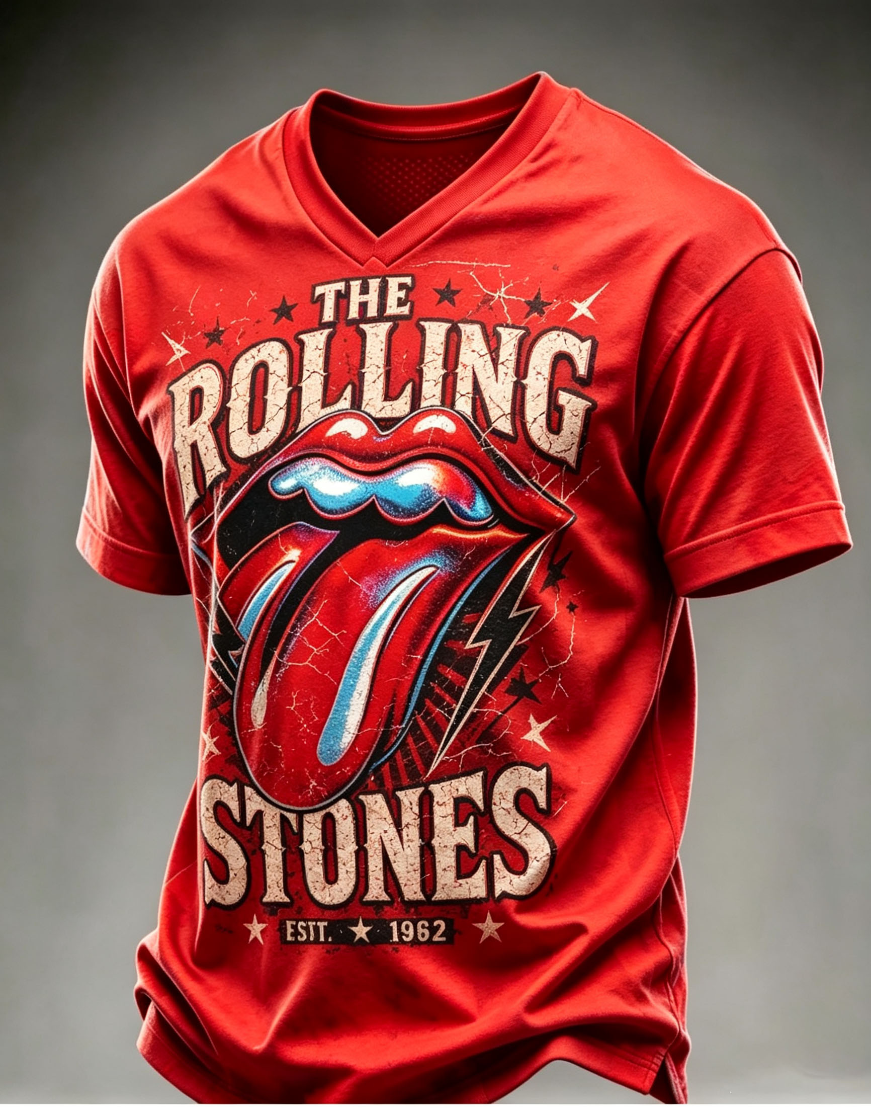 Men's British Rock Band Print Casual T-Shirt（ Party In USA ）