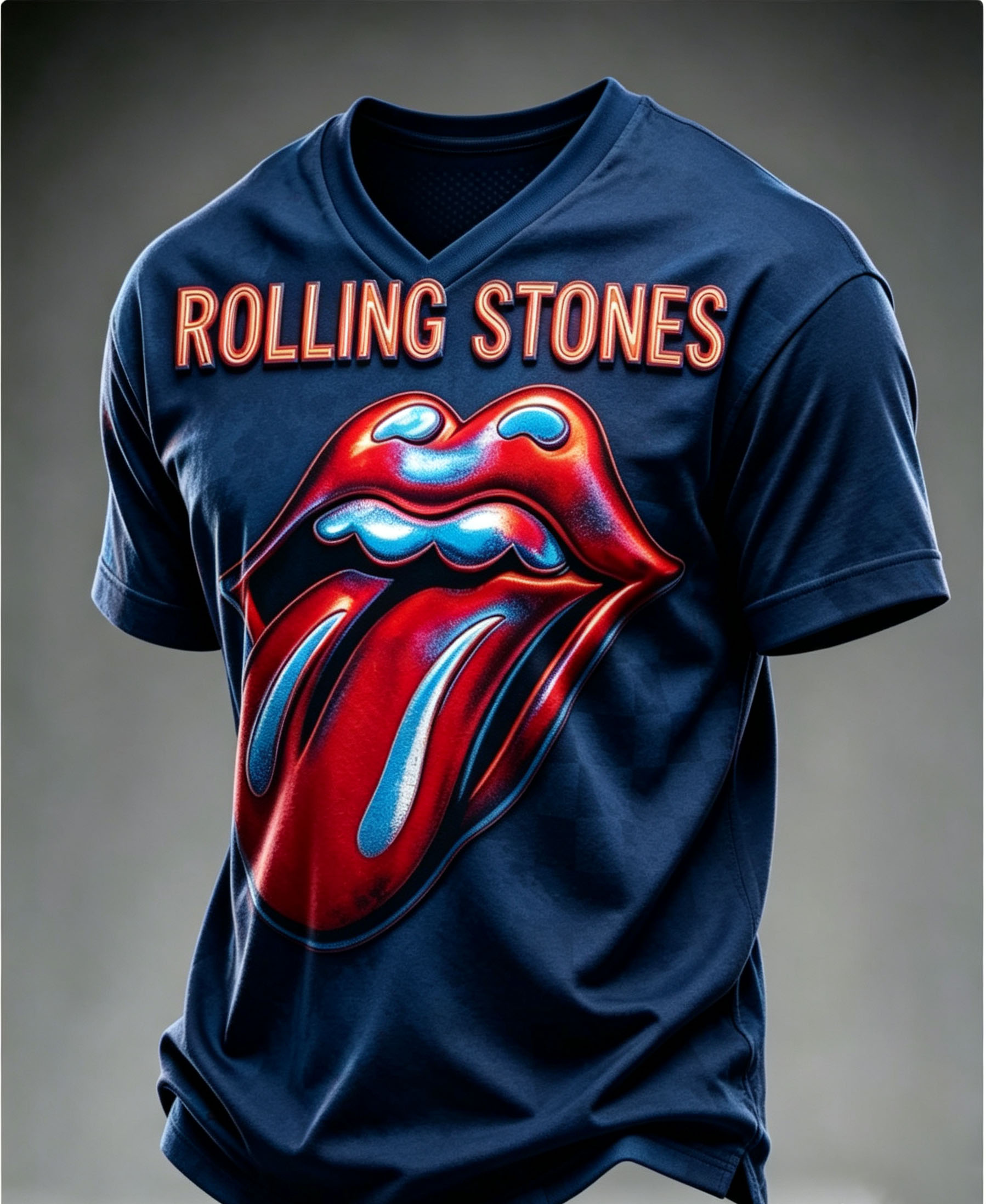 Men's British Rock Band Print Casual T-Shirt