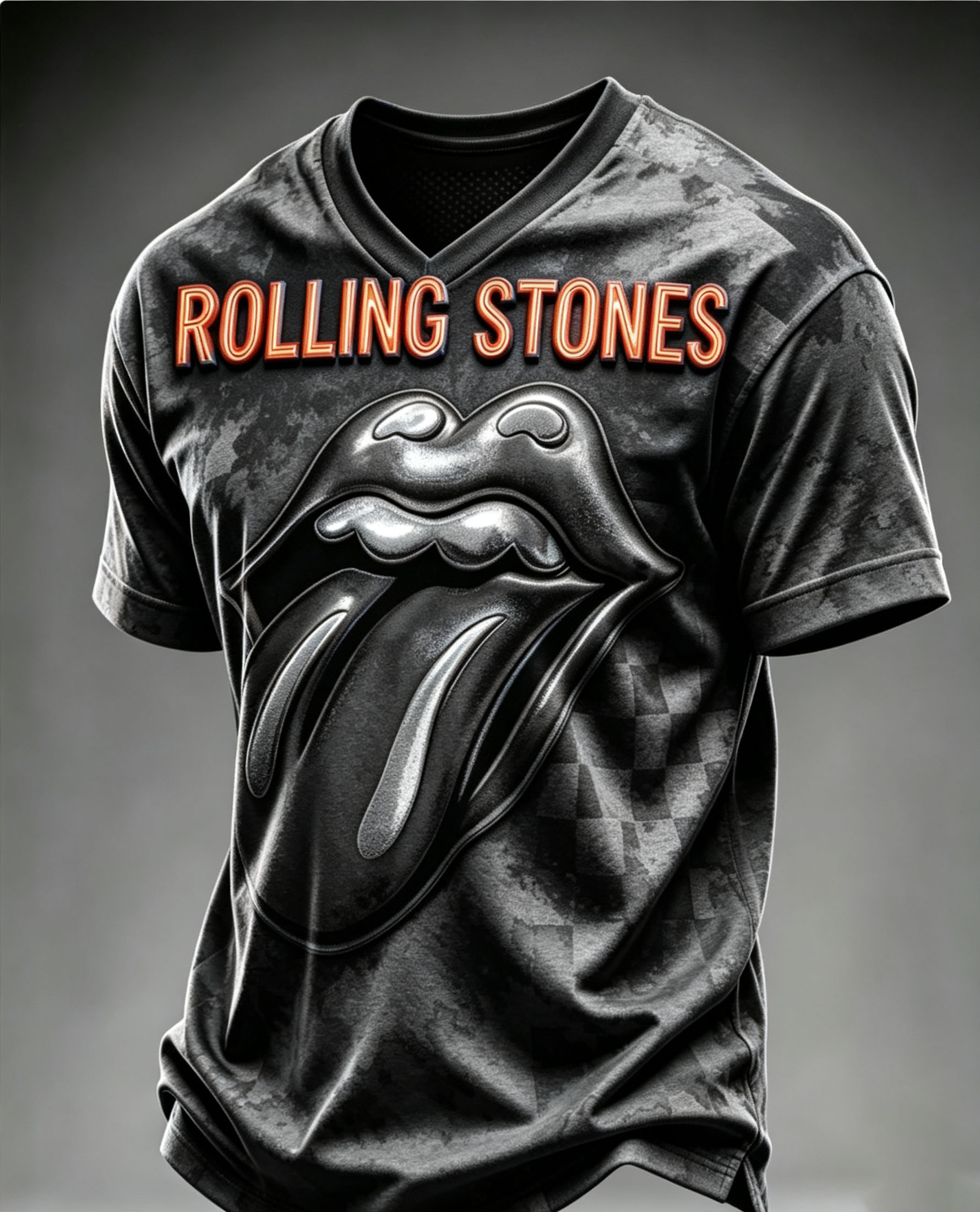 Men's British Rock Band Print Casual T-Shirt