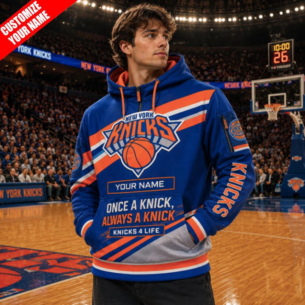 Custom Name Knicks Hoodie – Limited Fan Edition