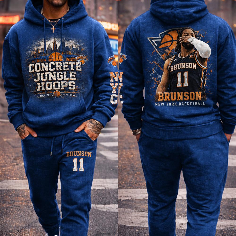 Knicks Hoodie & Pants Set