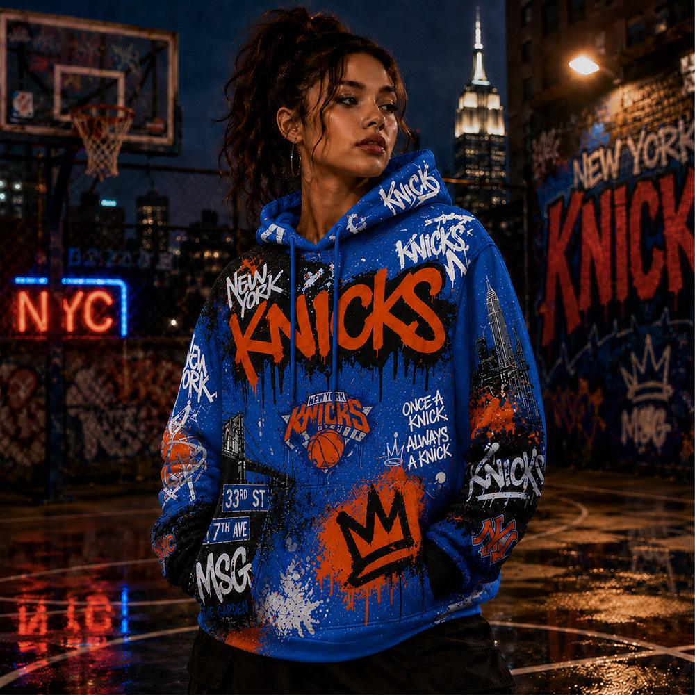 Knicks Graffiti Streetwear Hoodie