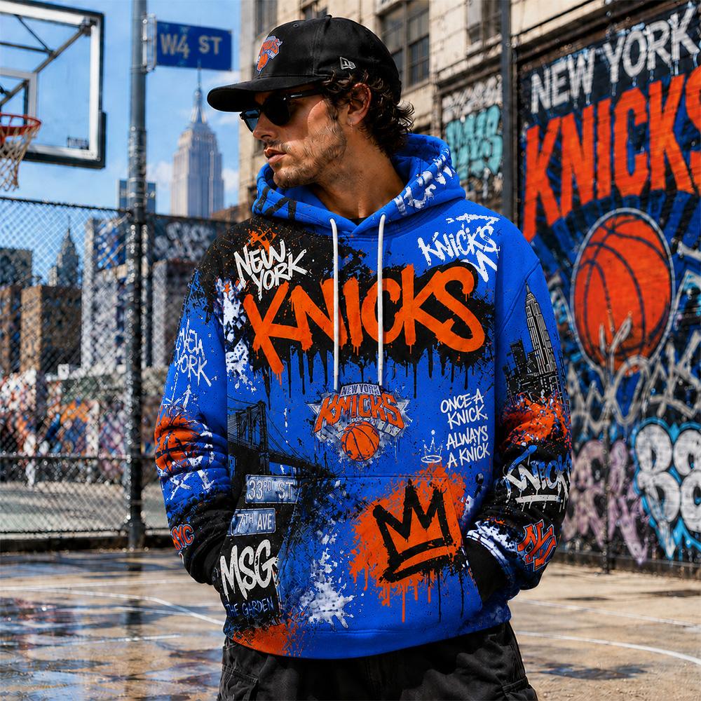 Knicks Graffiti Streetwear Hoodie