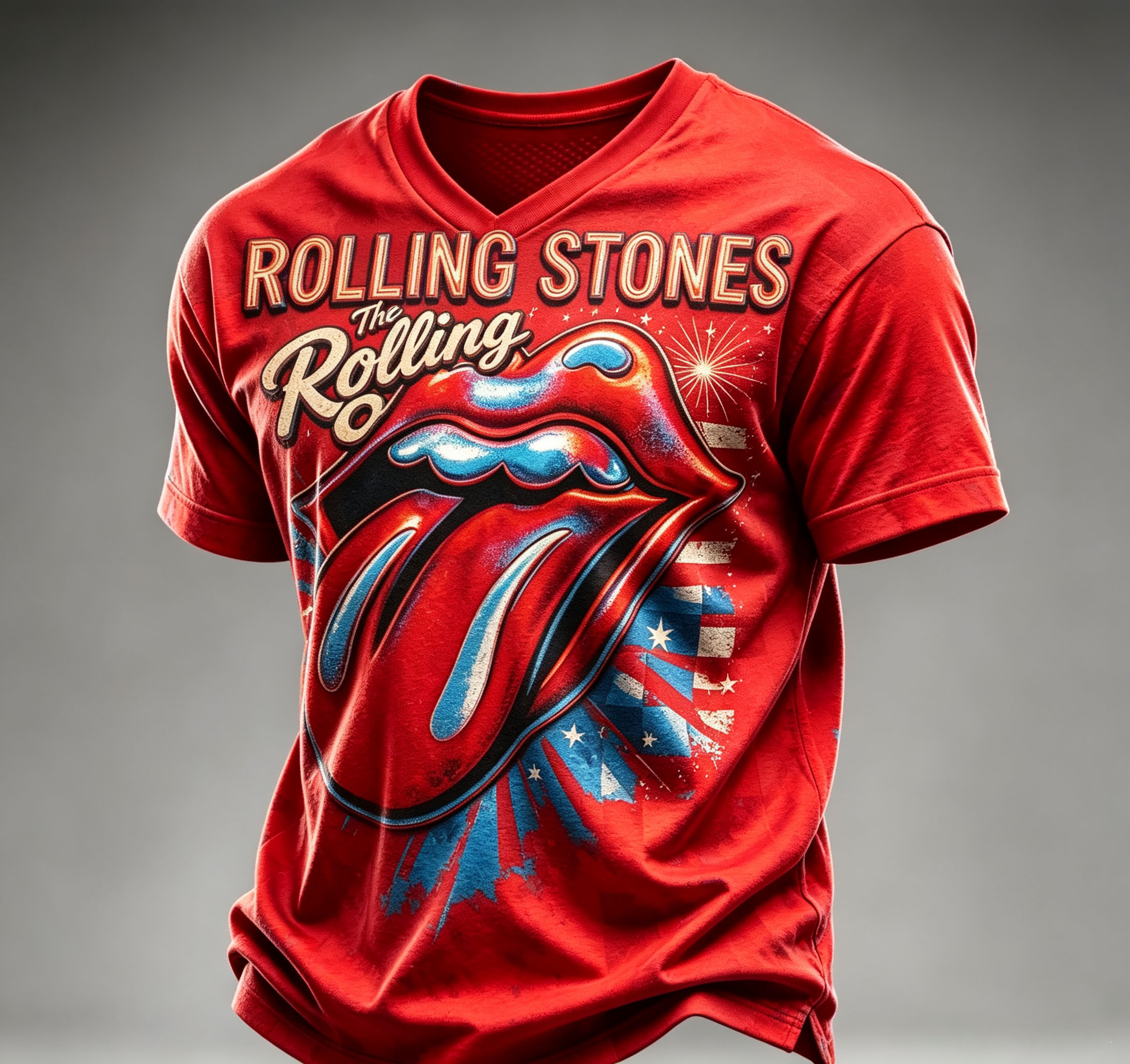 Men's British Rock Band Print Casual T-Shirt（NY）
