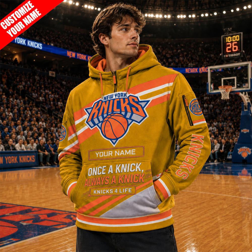 Custom Name Knicks Hoodie – Limited Fan Edition