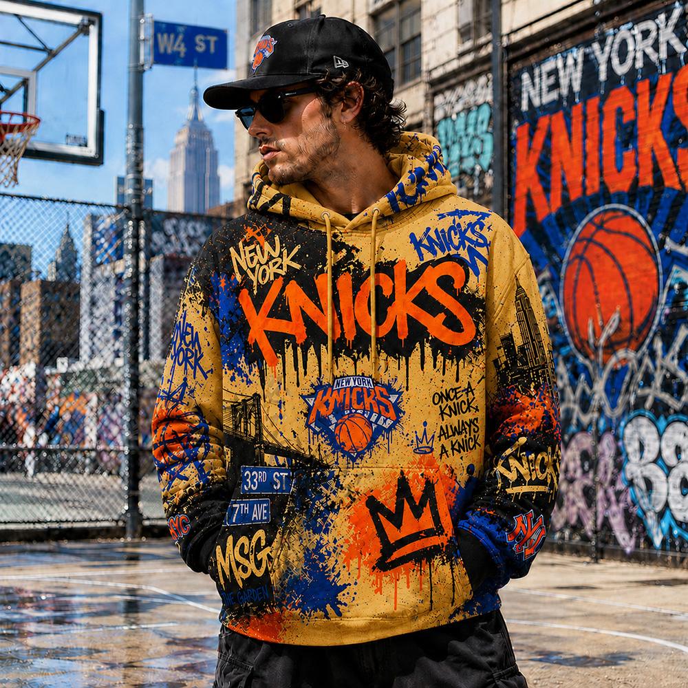 Knicks Graffiti Streetwear Hoodie