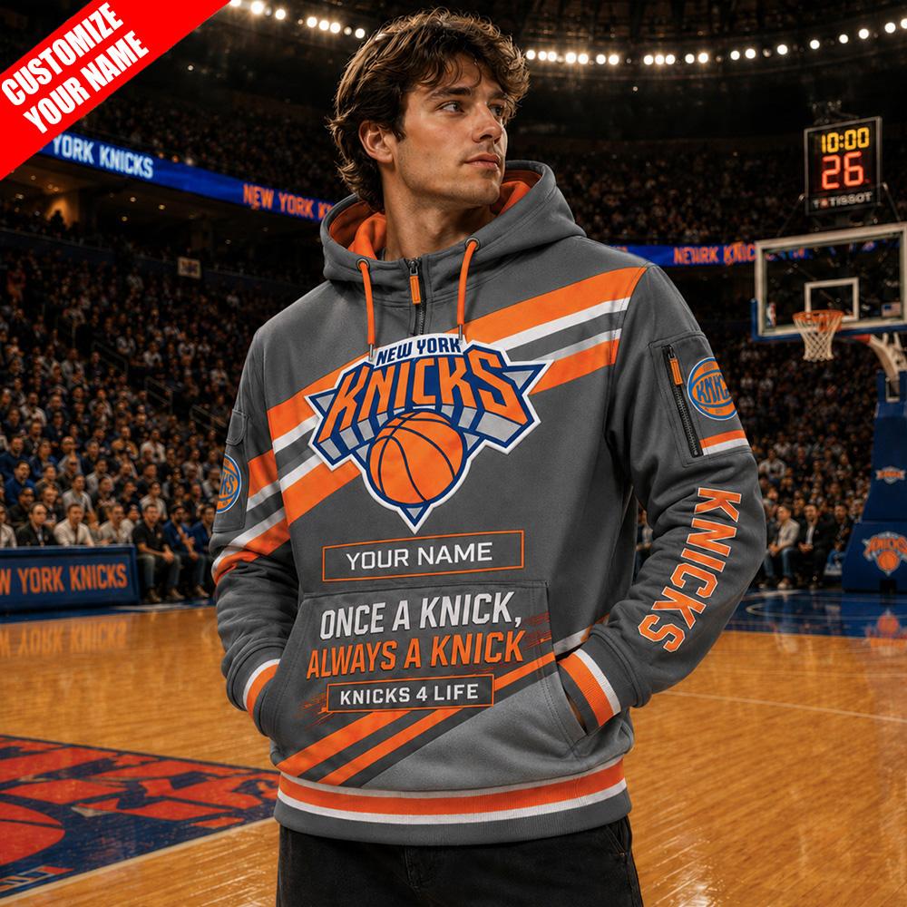 Custom Name Knicks Hoodie – Limited Fan Edition