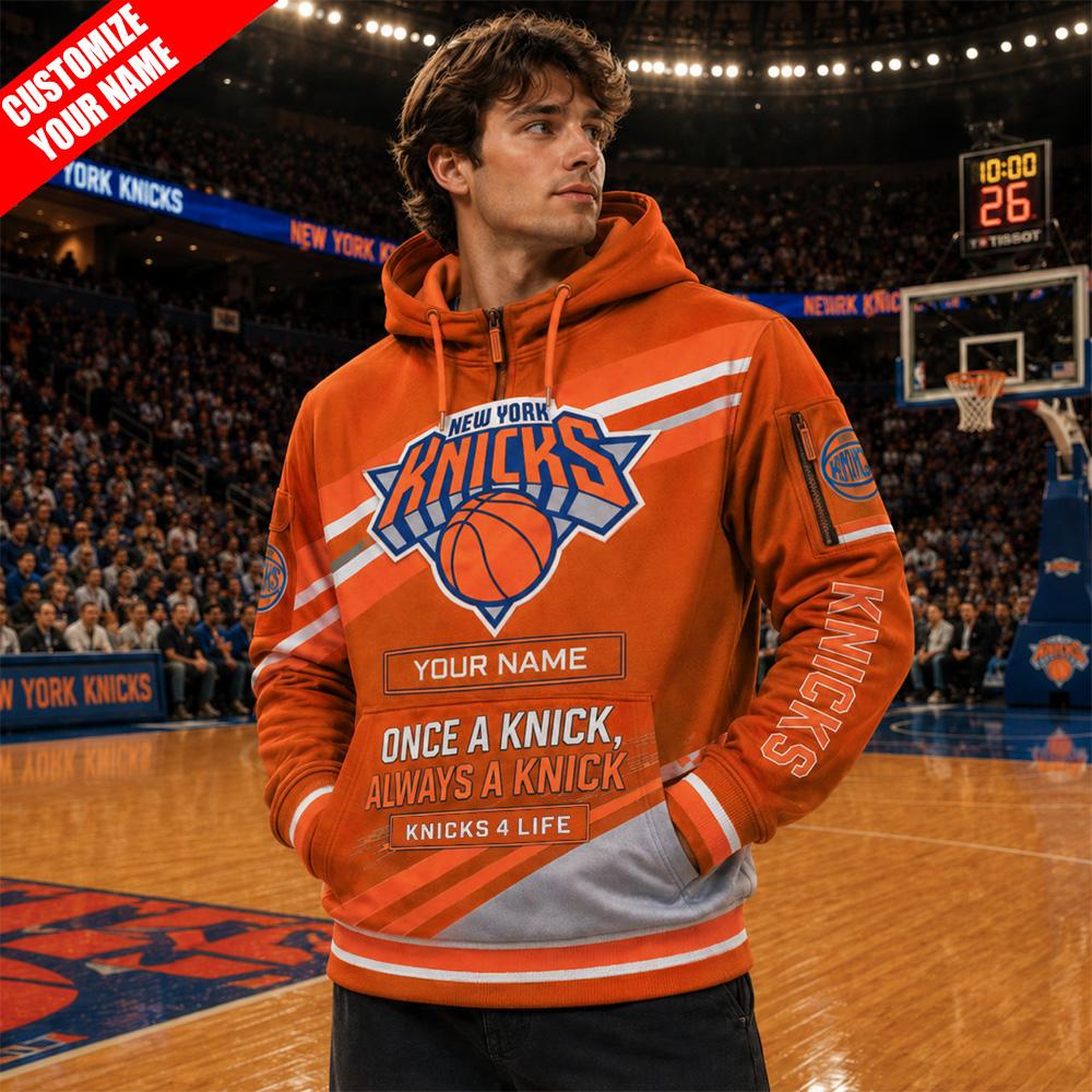 Custom Name Knicks Hoodie – Limited Fan Edition