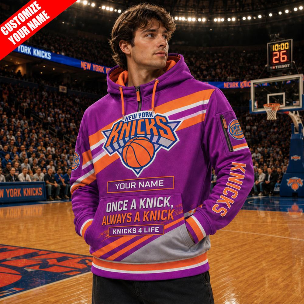 Custom Name Knicks Hoodie – Limited Fan Edition