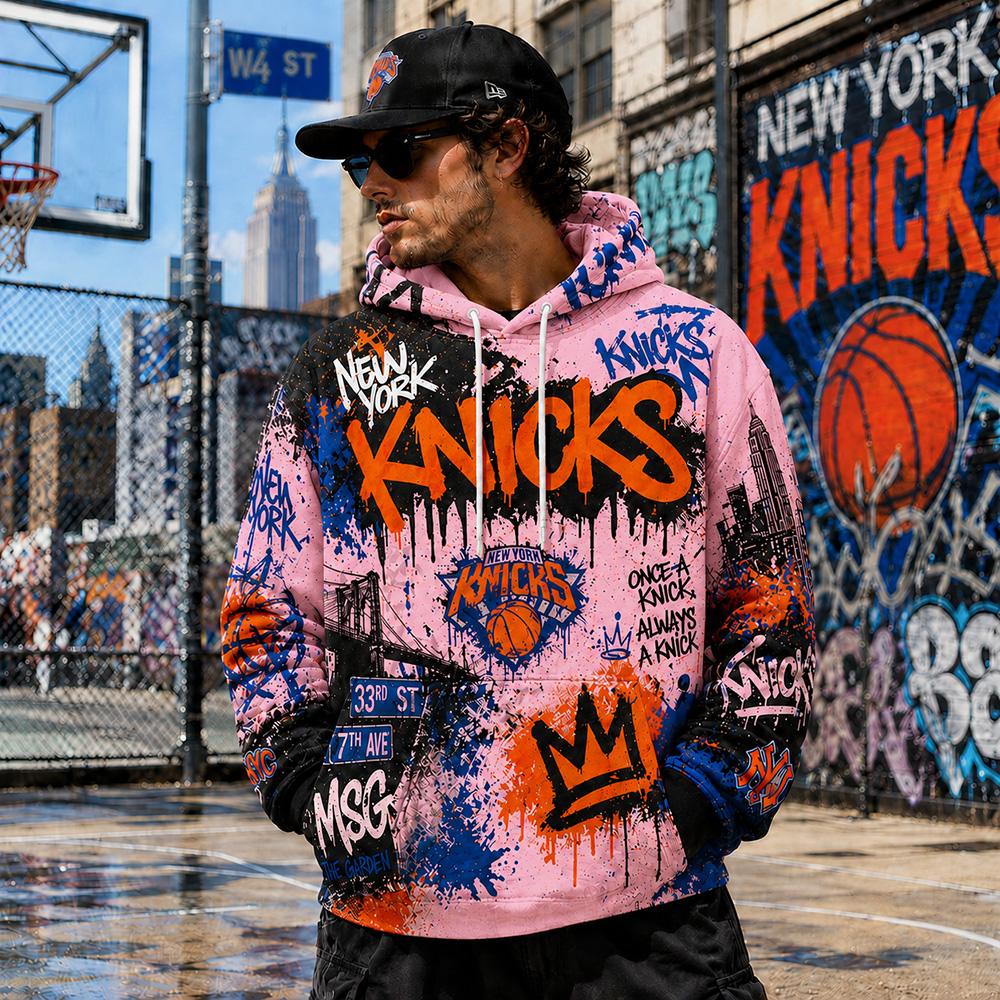 Knicks Graffiti Streetwear Hoodie
