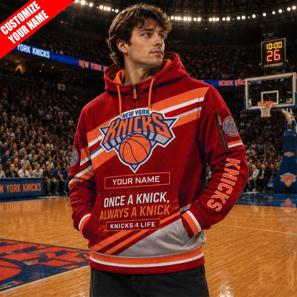 Custom Name Knicks Hoodie – Limited Fan Edition
