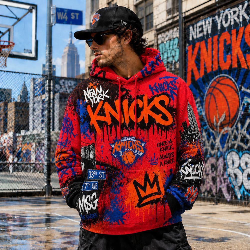 Knicks Graffiti Streetwear Hoodie