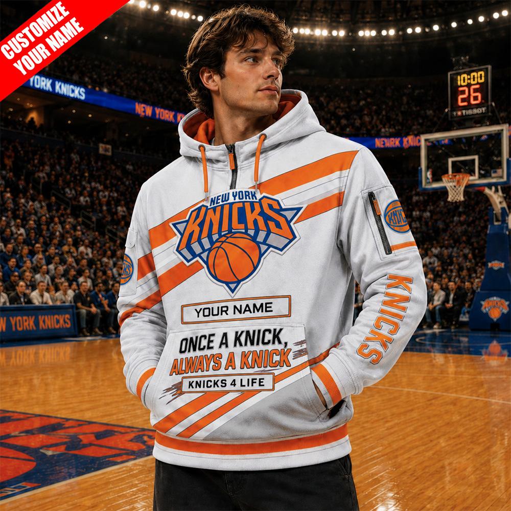 Custom Name Knicks Hoodie – Limited Fan Edition
