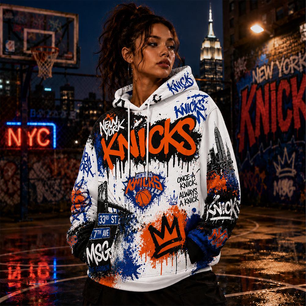 Knicks Graffiti Streetwear Hoodie