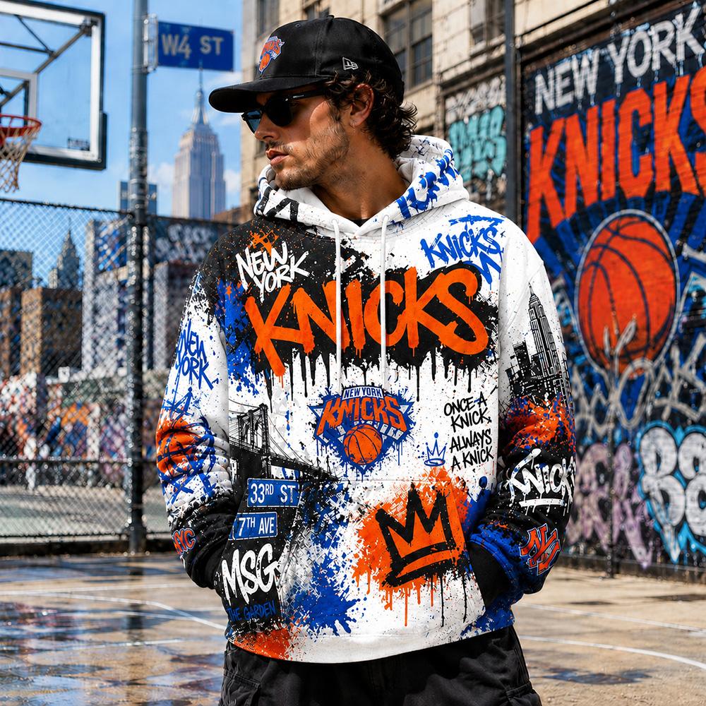 Knicks Graffiti Streetwear Hoodie