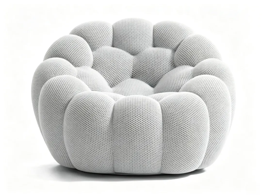 NLFZEK Bubble Floor Sofa – Plush 1-Seat Lounge Chair, Cozy Modern Accent Sofa for Living Room & Bedroom