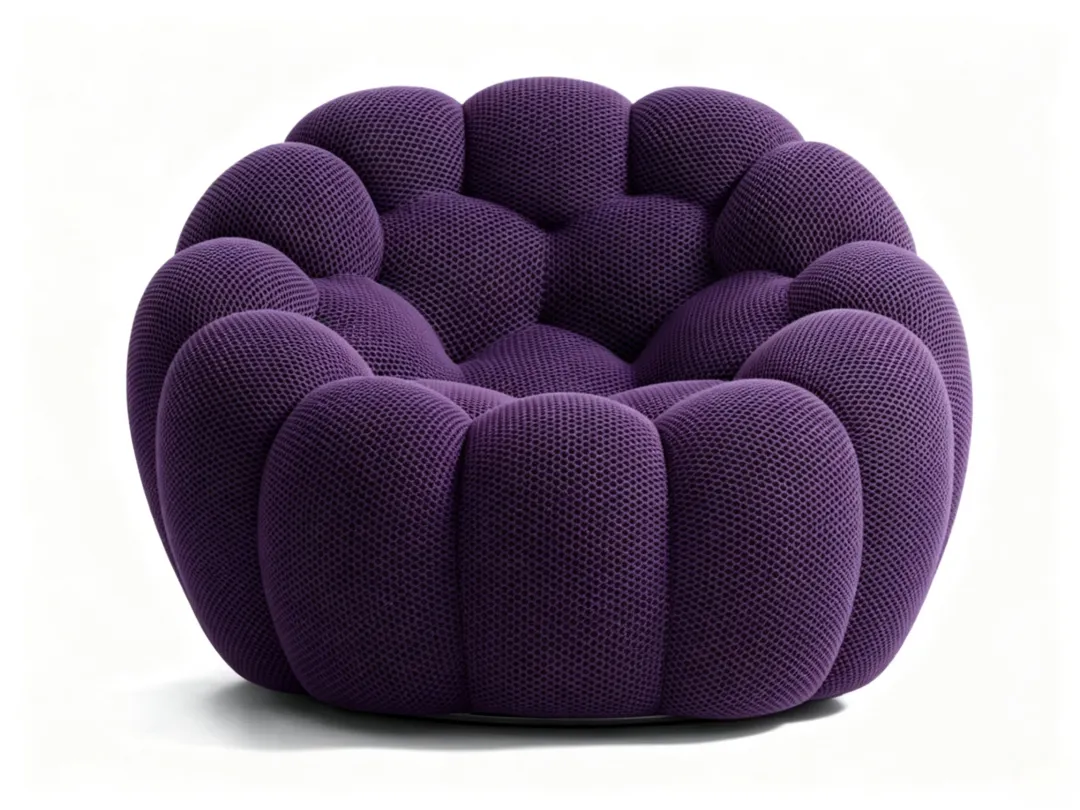 NLFZEK Bubble Floor Sofa – Plush 1-Seat Lounge Chair, Cozy Modern Accent Sofa for Living Room & Bedroom
