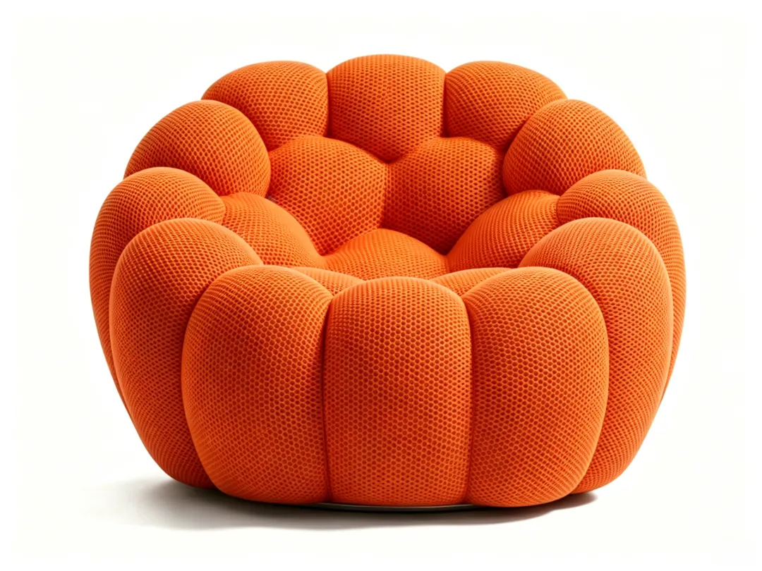 NLFZEK Bubble Floor Sofa – Plush 1-Seat Lounge Chair, Cozy Modern Accent Sofa for Living Room & Bedroom