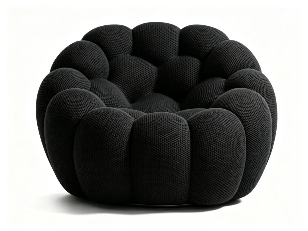 NLFZEK Bubble Floor Sofa – Plush 1-Seat Lounge Chair, Cozy Modern Accent Sofa for Living Room & Bedroom