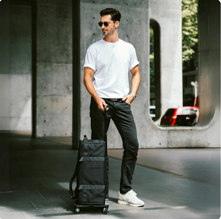 Large Capacity Weekender Carry-on Bag, Holds 14 Days Clothes, Lightweight Duffle Bag for Airplane Travel Weekend Getaway