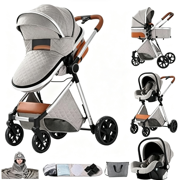 Poussette 3 en 1 Poussette trio avec cosy Poussette Reversible
