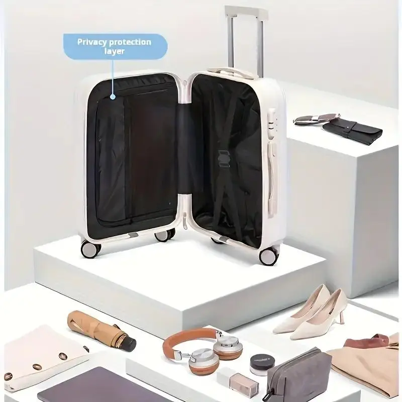 20-inch ABS+PC Hardshell Luggage Set Blue