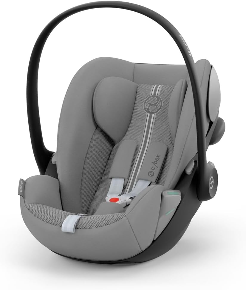 Gold Cloud G3 Baby Car Seat, 180° Rotatable Infant Car Seat with Newborn Reducer, Suitable for Birth to 24 Months, 40–87cm, Max 13kg, Almond Beige