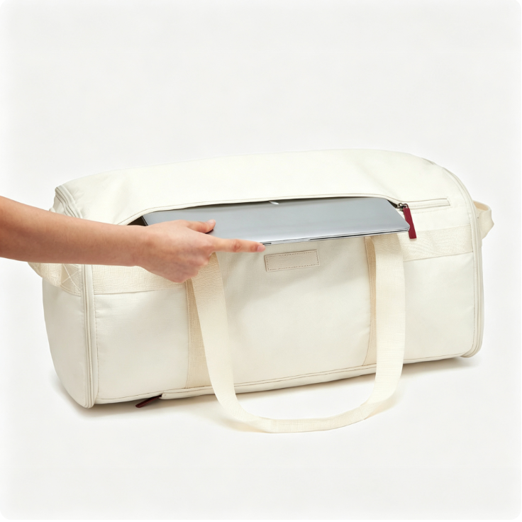 Large Capacity Weekender Carry-on Bag, Holds 14 Days Clothes, Lightweight Duffle Bag for Airplane Travel Weekend Getaway