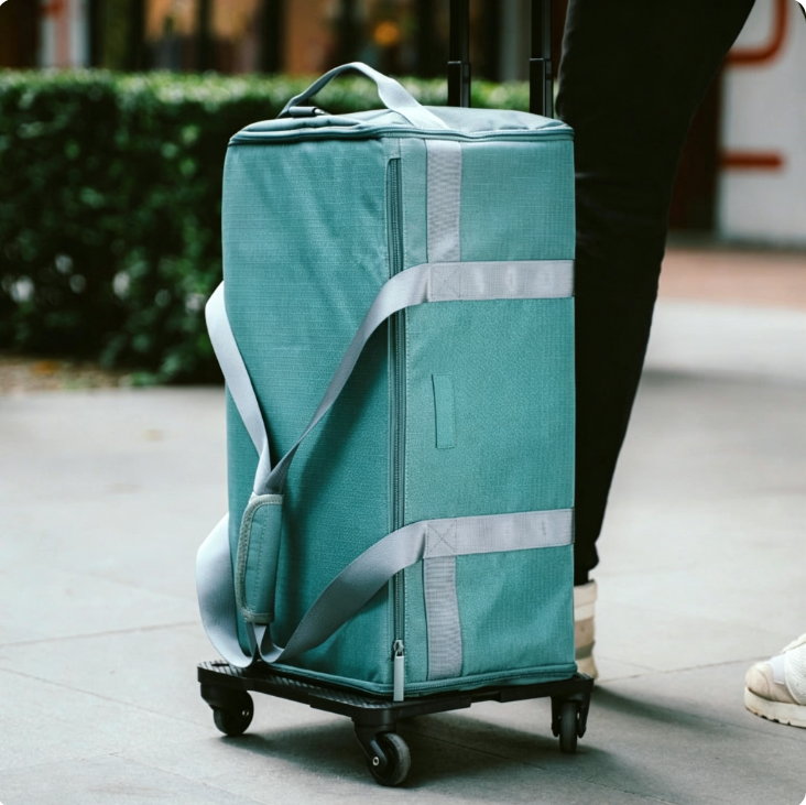 Large Capacity Weekender Carry-on Bag, Holds 14 Days Clothes, Lightweight Duffle Bag for Airplane Travel Weekend Getaway