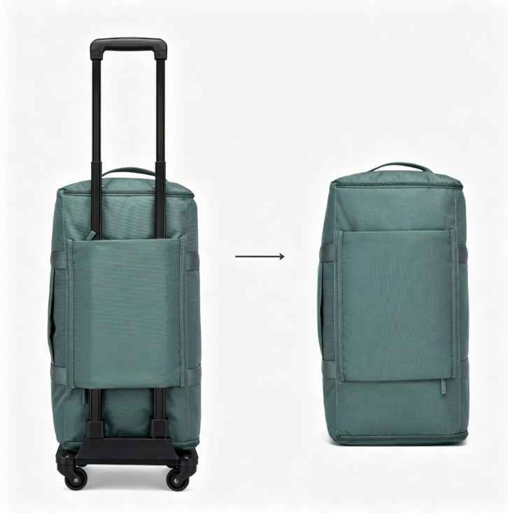 Large Capacity Weekender Carry-on Bag, Holds 14 Days Clothes, Lightweight Duffle Bag for Airplane Travel Weekend Getaway