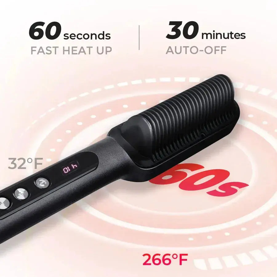 2-in-1 Straightener Comb