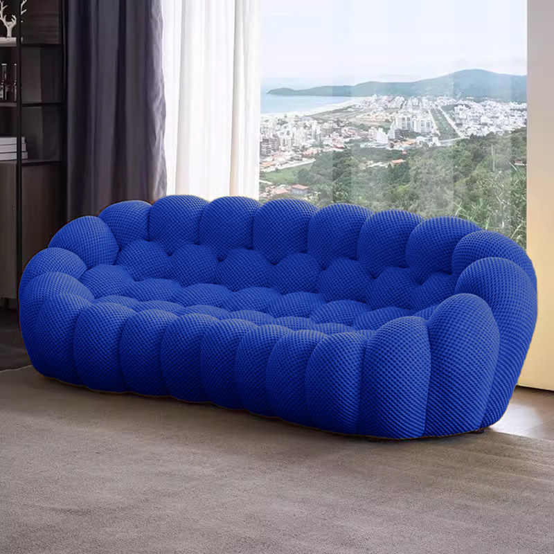 Compression Bubble Sofa, 1/3 Seat Special-Shaped Designer Sofa, Internet Celebrity Light Luxury Living Room Leisure Sofa