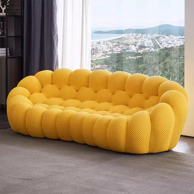 Compression Bubble Sofa, 1/3 Seat Special-Shaped Designer Sofa, Internet Celebrity Light Luxury Living Room Leisure Sofa