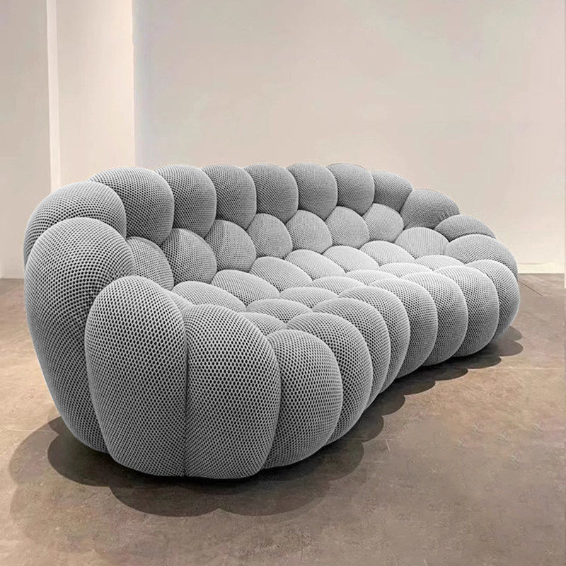 Compression Bubble Sofa, 1/3 Seat Special-Shaped Designer Sofa, Internet Celebrity Light Luxury Living Room Leisure Sofa