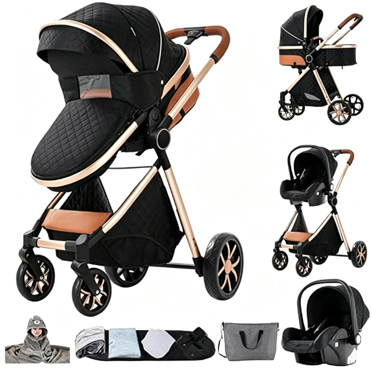 Poussette 3 en 1 Poussette trio avec cosy Poussette Reversible