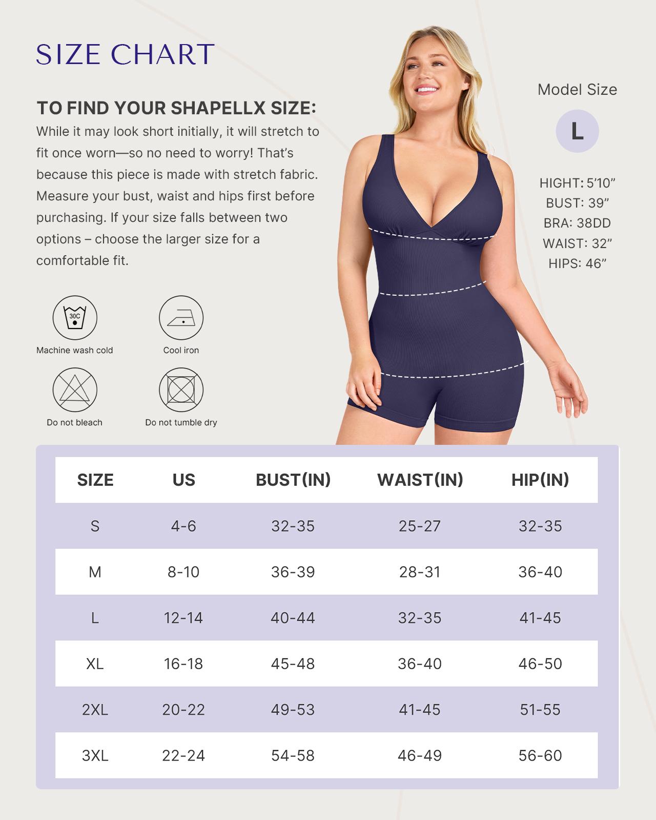 SHAPELLX Deep V Sculpt Bodycon Stretch Shorts Jumpsuit Romper Tummy Control Boyleg Bodysuit SHAPELLX Deep V Sculpt Bodycon Stretch Shorts Jumpsuit Romper Tummy Control Boyleg Bodysuit