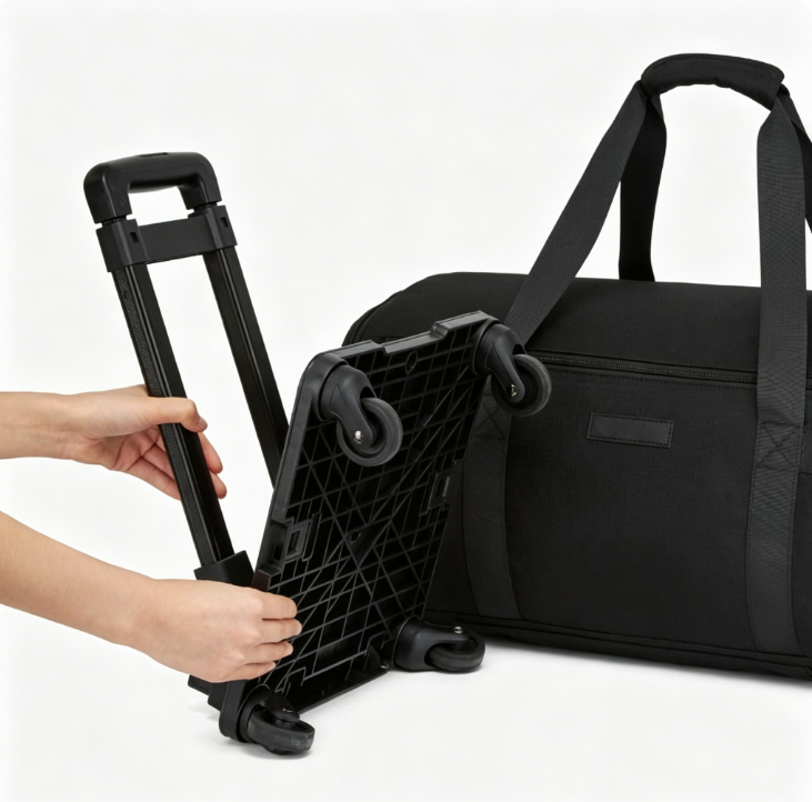 Large Capacity Weekender Carry-on Bag, Holds 14 Days Clothes, Lightweight Duffle Bag for Airplane Travel Weekend Getaway