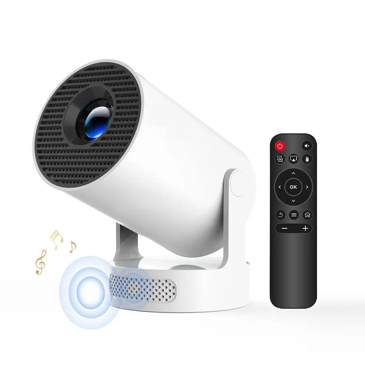 HY300Pro+ Mini Projector 290ANSI 4K Support
