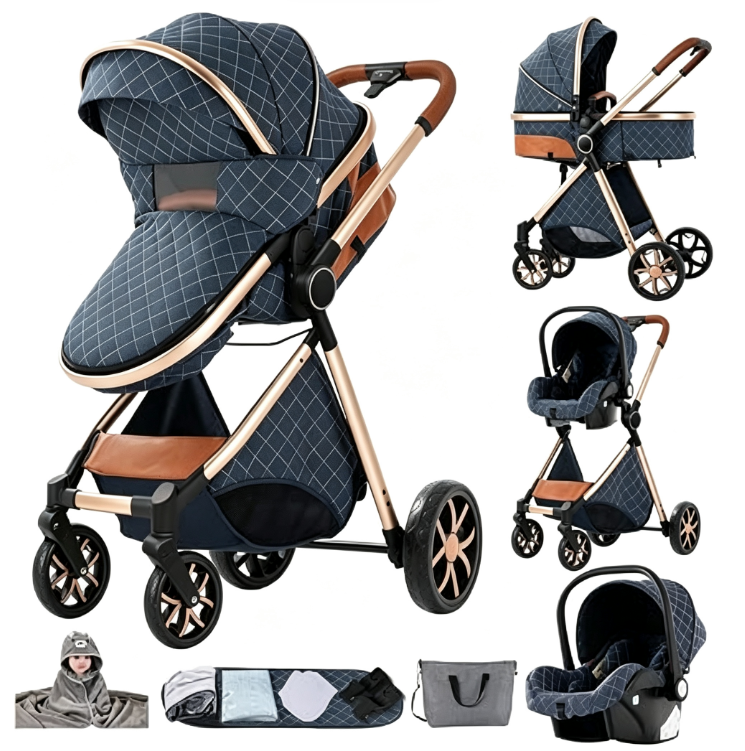 Poussette 3 en 1 Poussette trio avec cosy Poussette Reversible