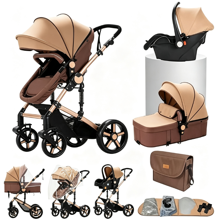 Poussette 3 en 1 Poussette trio avec cosy Poussette Reversible