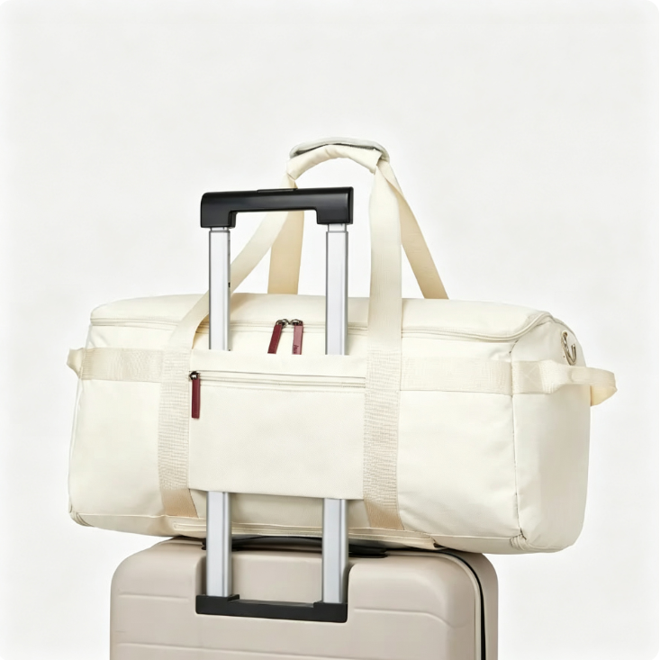 Large Capacity Weekender Carry-on Bag, Holds 14 Days Clothes, Lightweight Duffle Bag for Airplane Travel Weekend Getaway