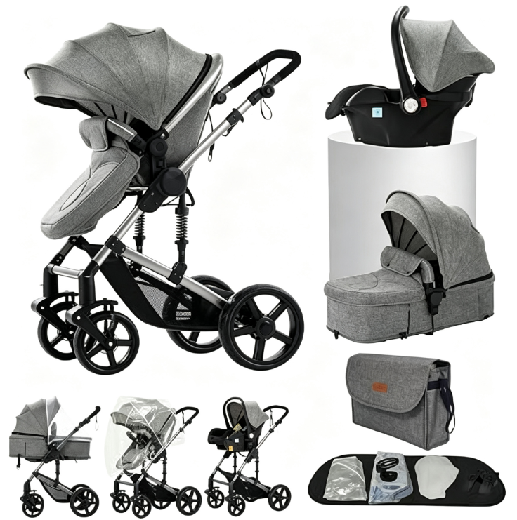 Poussette 3 en 1 Poussette trio avec cosy Poussette Reversible