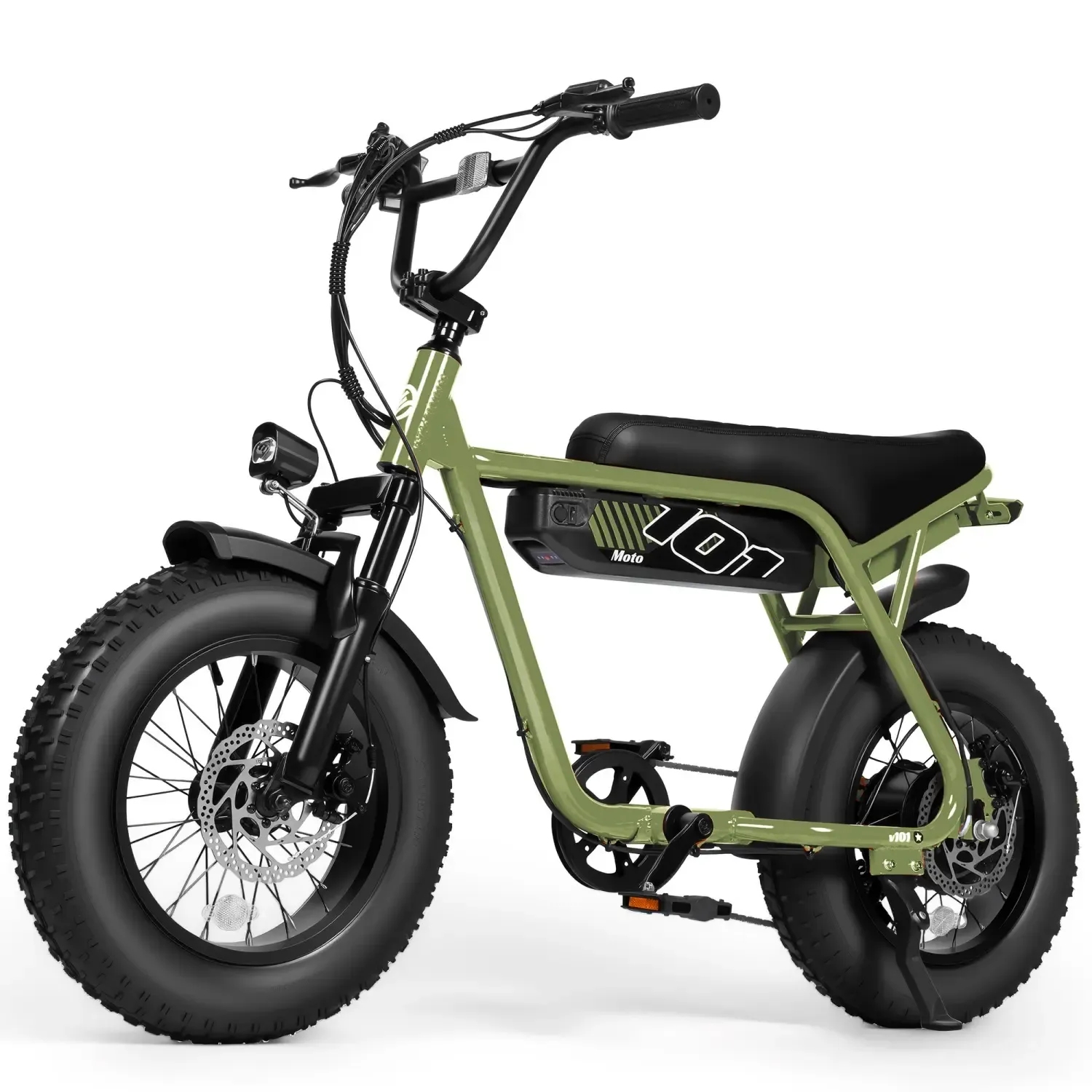 Bicicleta Eléctrica Potente 1500W con Llantas Anchas 16x4.0, Hasta 28MPH, Batería 48V 13Ah y Desbloqueo NFC, Ideal para Aventura y Commuting